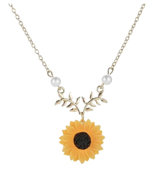 Sunflower Necklace For Women & Girls