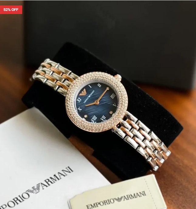 Emporia Armani First Copy Watch for Girls – Slim Ceramic Dial