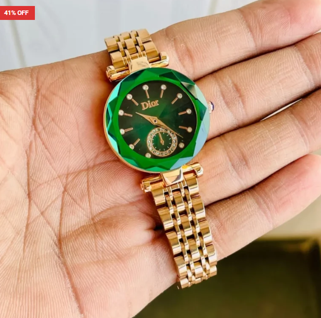 Dior For Her First Copy Watch – Rose Gold Galaxy Dial