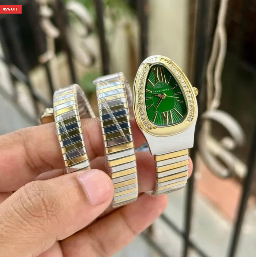 Bvlgari Snake Serpenti Spiga First Copy Watch – Luxury Design for Her