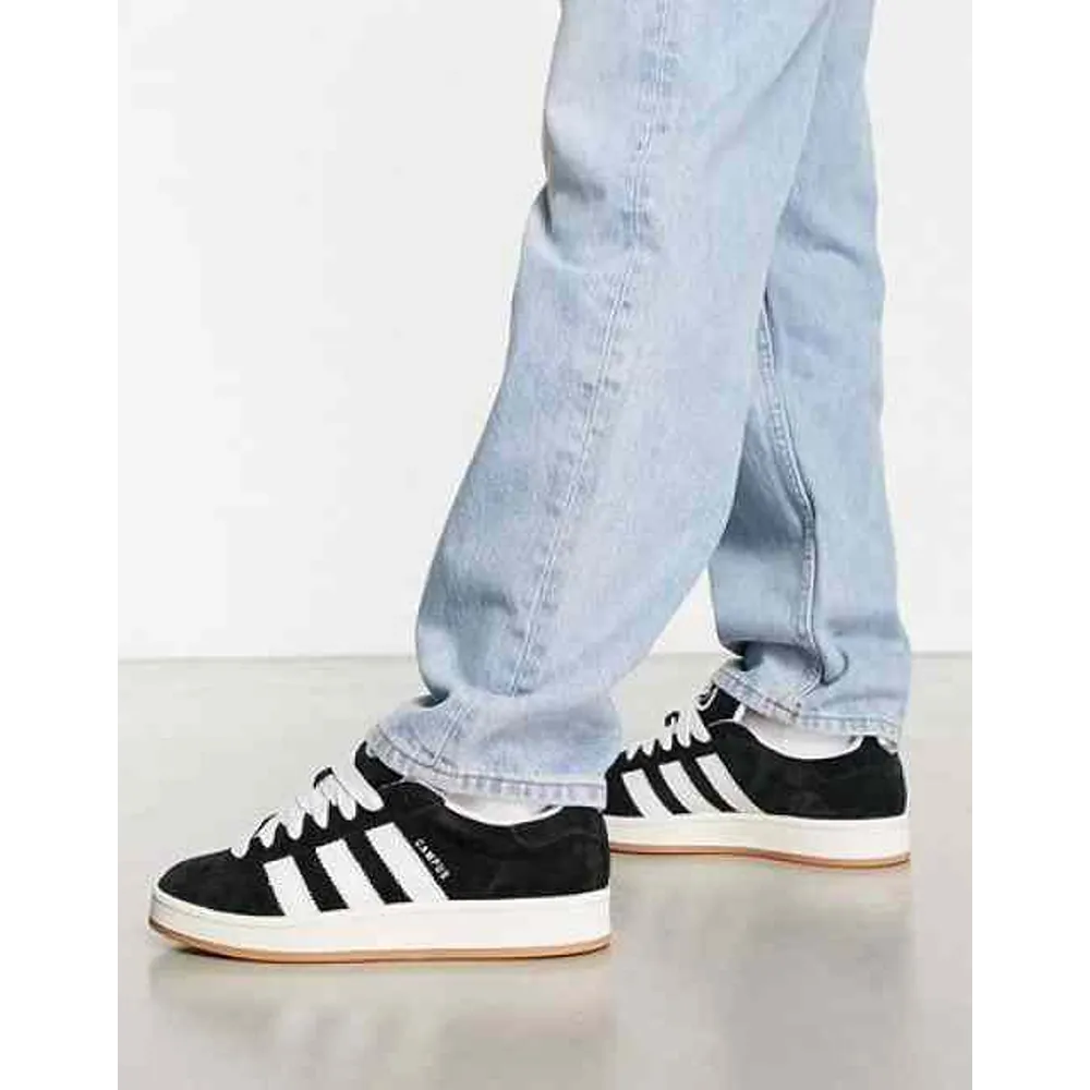 Premium Adidas Campus Black Shoes For Women (BME099)