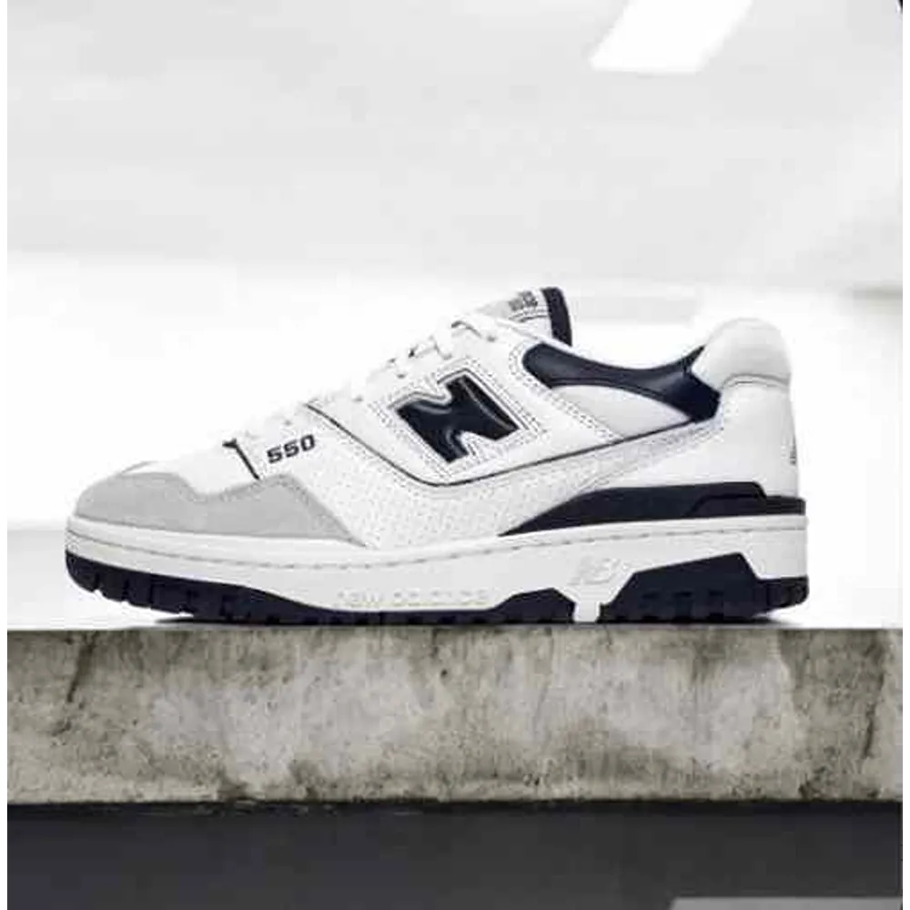 Premium New Balance 550 Black White Shoes For Women (BME100)