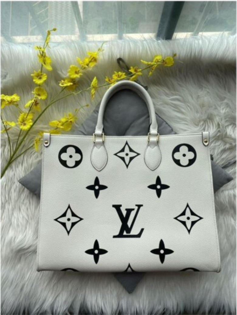 Louis Vuitton Onthego Leather Handbag