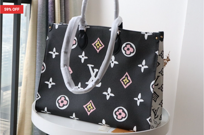 Louis Vuitton Onthego Leather Handbag