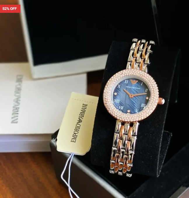Emporia Armani First Copy Watch for Girls – Slim Ceramic Dial