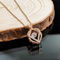 Beautiful American Diamond Pendant With Chain