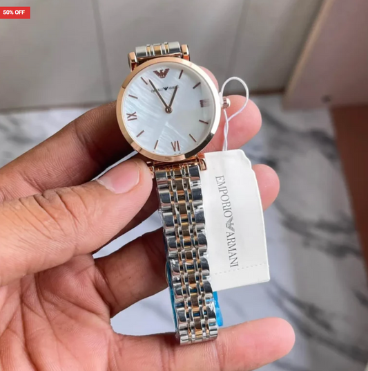 Emporio Armani Diamonds Zoom Face First Copy Watch for Her – 7AA Premium Collection