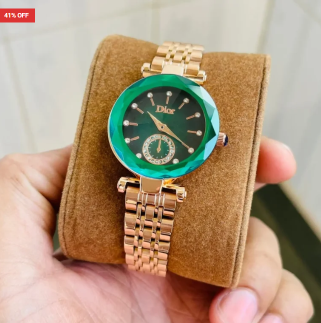 Dior For Her First Copy Watch – Rose Gold Galaxy Dial