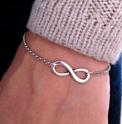 AVR JEWELS Shinning Infinity Bracelet For Women and Girls