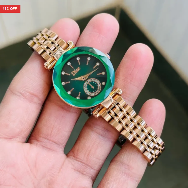 Dior For Her First Copy Watch – Rose Gold Galaxy Dial