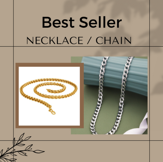 Trendy Combo Pack of 2 Gold plated Chain For Boys and Man