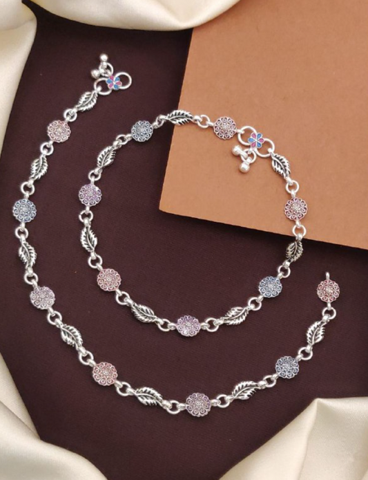 Women’s Silver Plated Anklets
