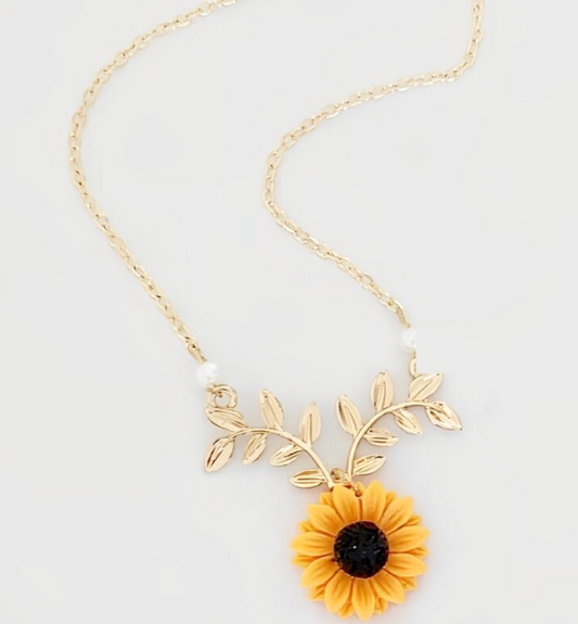 Sunflower Necklace For Women & Girls