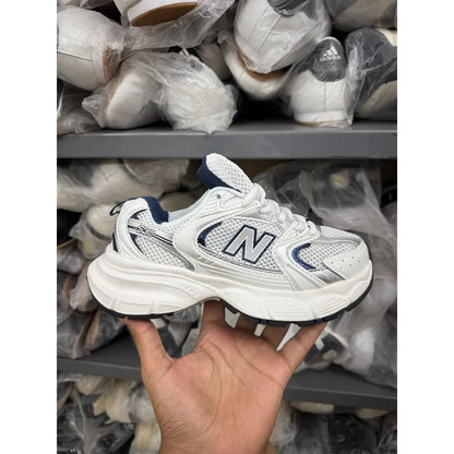New Balance 530 White Navy Shoes For Women (LAB377)