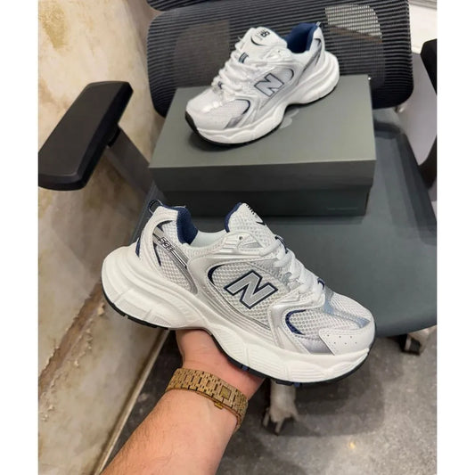 New Balance 530 White Navy Shoes For Women (LAB377)