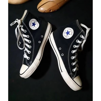 Trendy Convers All Star High Black Shoes For Women (SHUB777)
