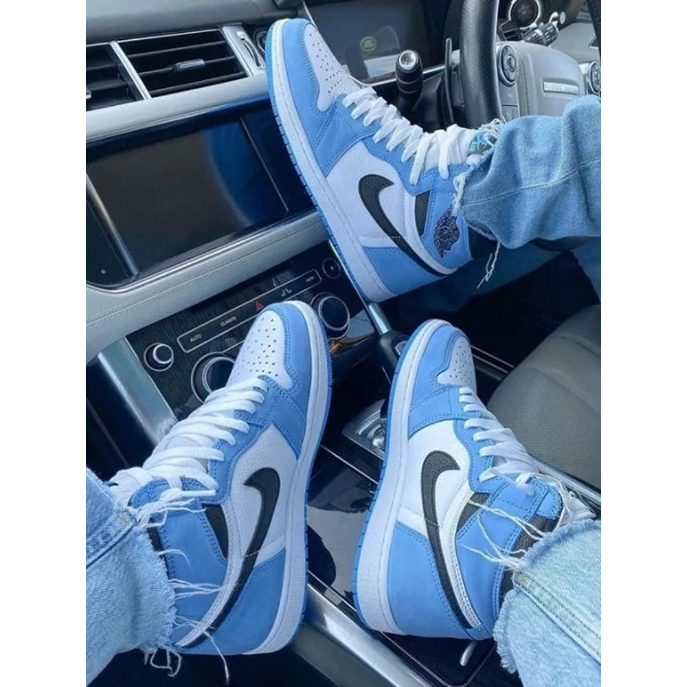 Trendy Nike Jordan Retro 1 University Blue Shoes For Women (SHUB773)