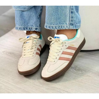 Trendy Adidas Samba White Clay Shoes For Women (SFS1883)