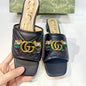 Luxurious Gucci Black Canary Slippers For Women (SFS1895)