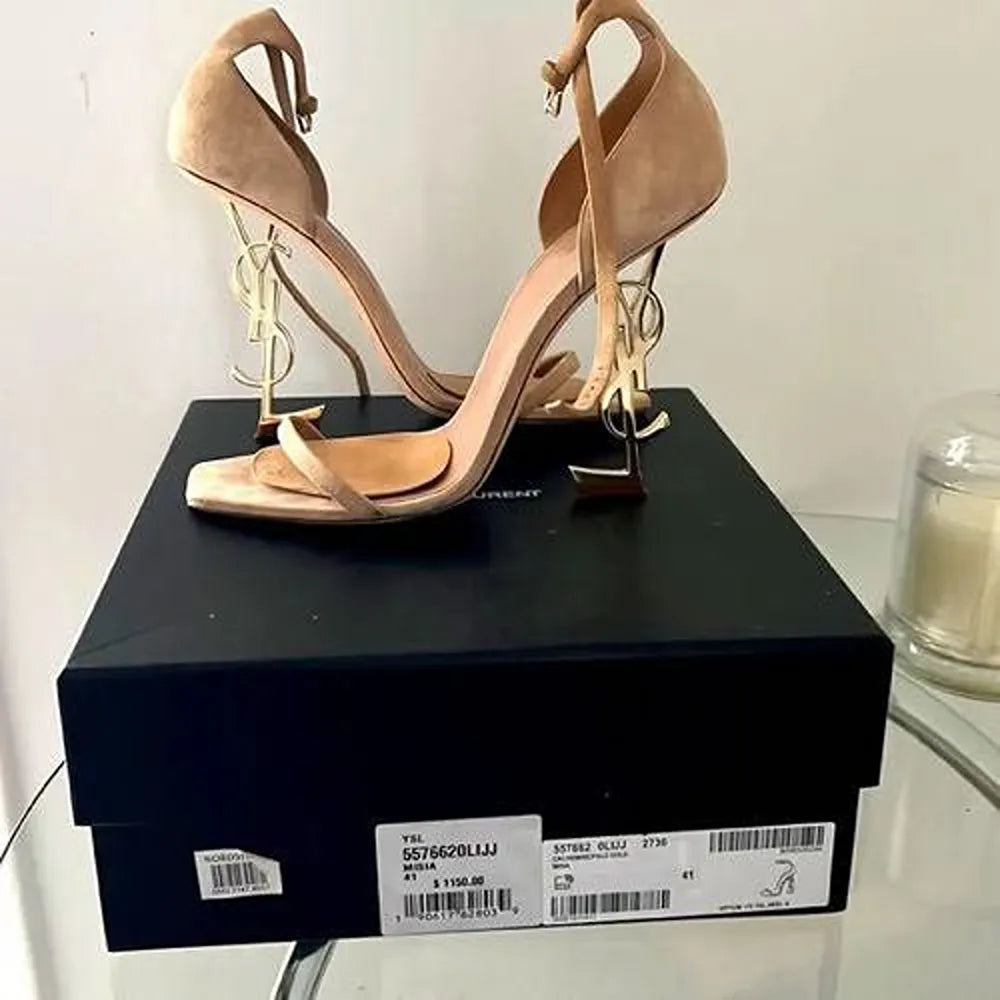 Luxurious Saint Laurent Ysl Opyum Heels For Women (LAB137)