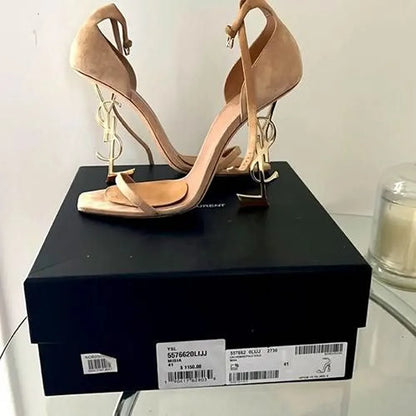 Luxurious Saint Laurent Ysl Opyum Heels For Women (LAB137)