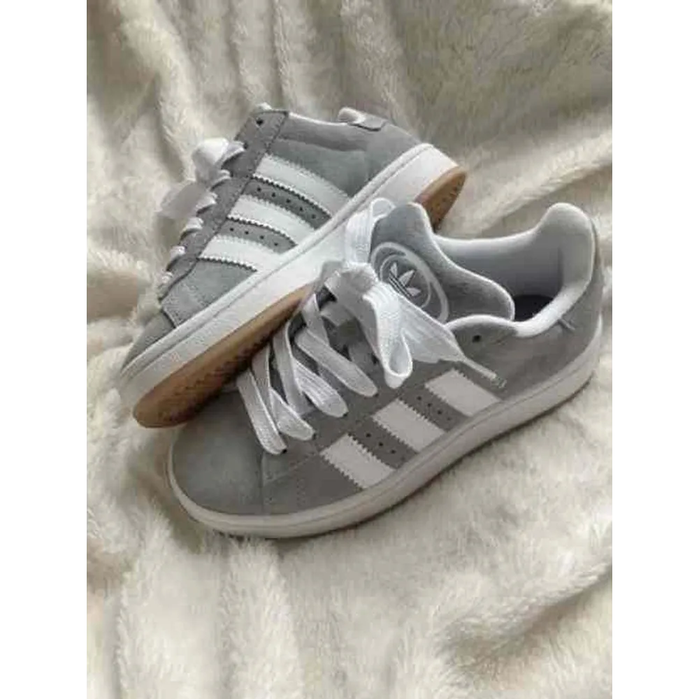 Premium Adidas Campus Grey Shoes For Women (BME098)