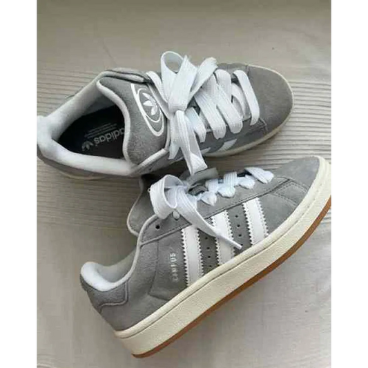 Premium Adidas Campus Grey Shoes For Women (BME098)