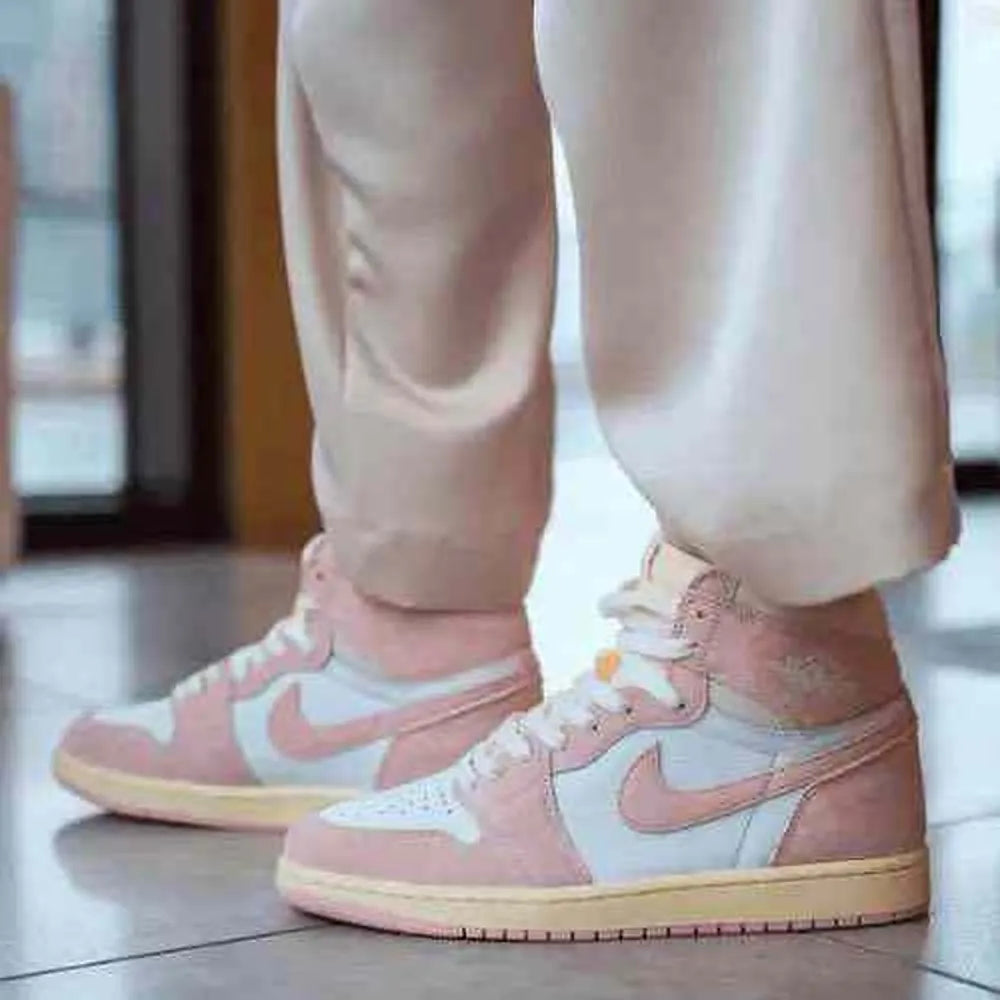 Premium Nike Air Jordan Retro 1 Washed Pink Shoes For Women (BME097)
