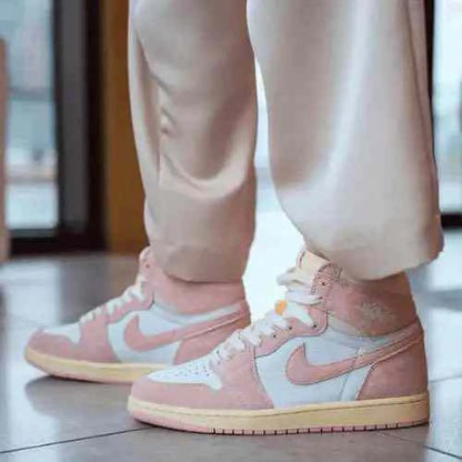 Premium Nike Air Jordan Retro 1 Washed Pink Shoes For Women (BME097)