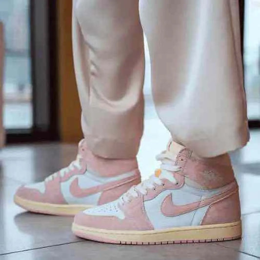 Premium Nike Air Jordan Retro 1 Washed Pink Shoes For Women (BME097)